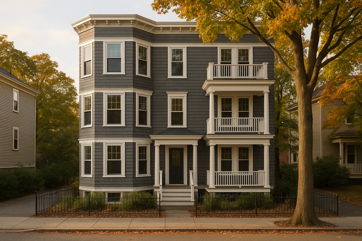 2BR rental in Cambridge — Inman Square Triple-Decker — Top floor 2BR